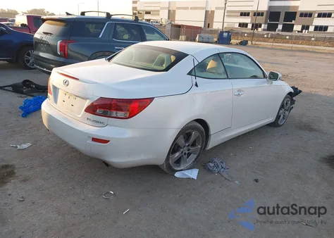 2010 Lexus Is 250C from USA, damaged, VIN JTHFF2C22A2503955